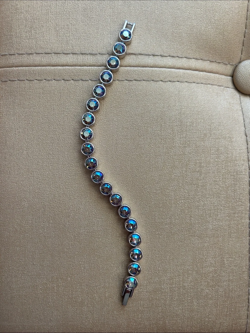 Touchstone Crystal by Swarovski Ice Bracelet- shimmery RETIRED PIECE